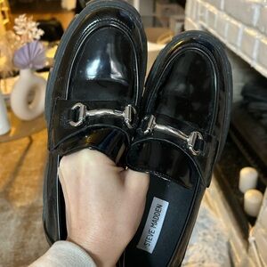 Steve Madden Lando patent loafers
